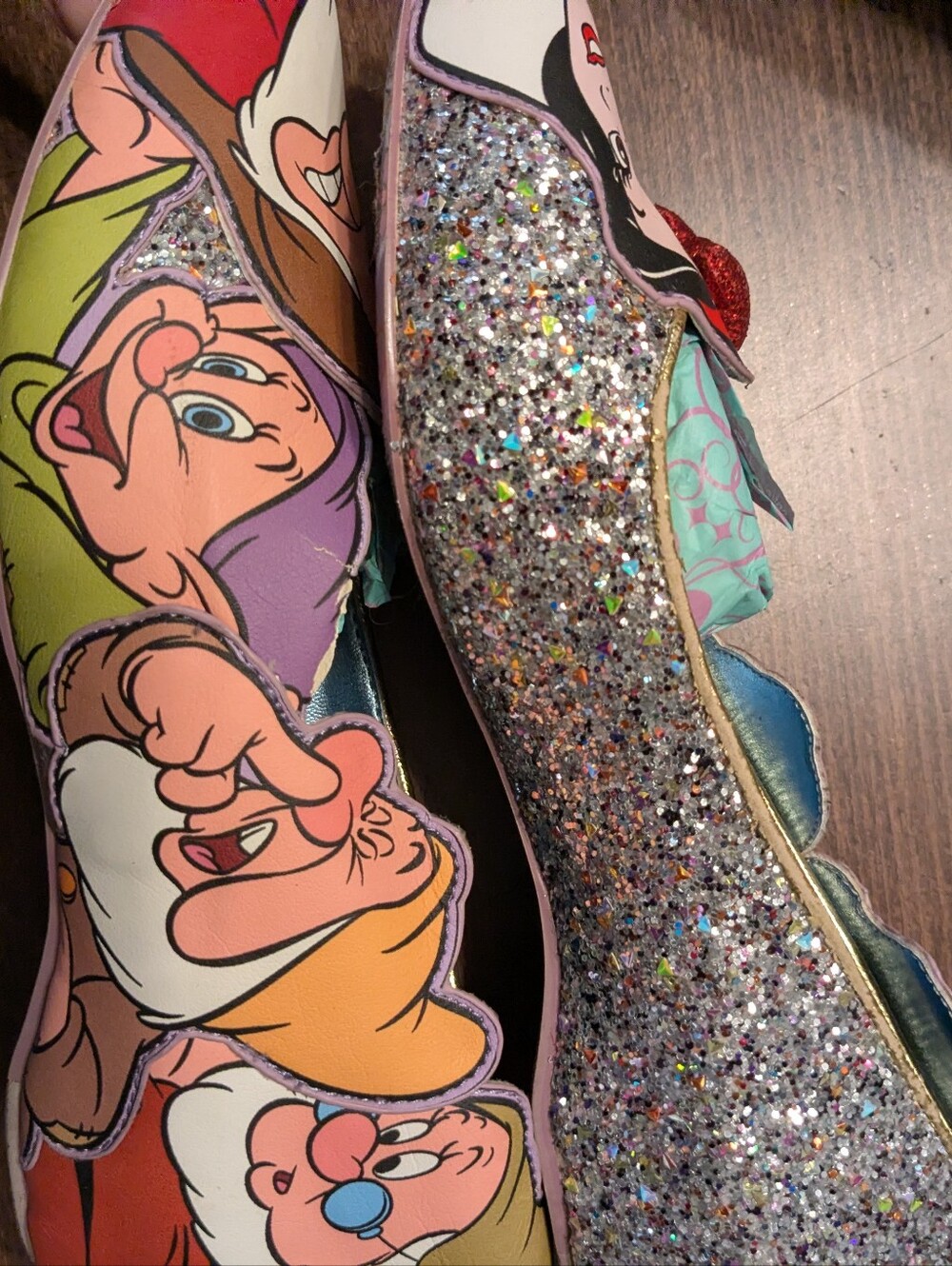HTF Snow White Flats - Picture 4 of 6